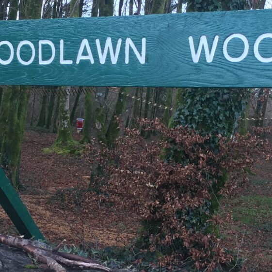 Sign for Woodlawn Woods | M. Kenny