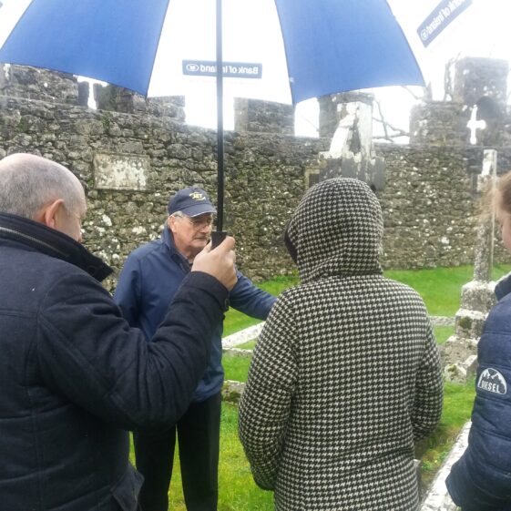 Tom Seale captivates the group with his stories and insight into The Trench Family | B. Doherty 2020