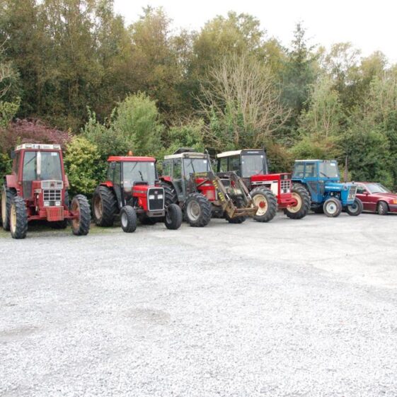 IMG-20220925-WA0028 Row of tractors parked up | Mountbellew Vintage Club