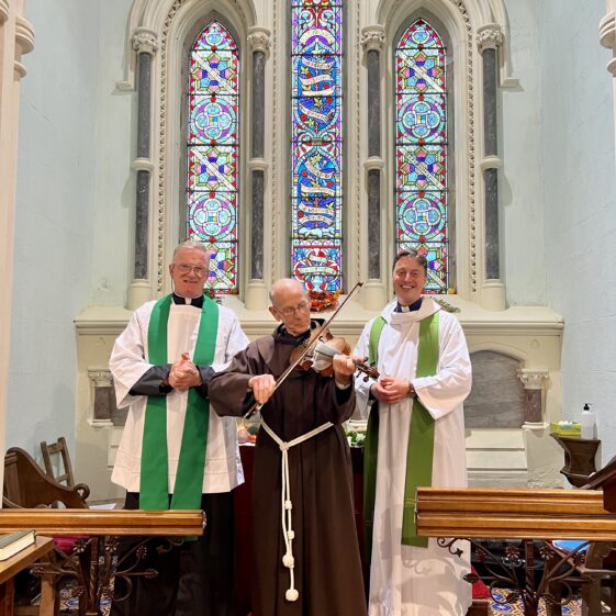 Fr Ray Sweeney, Brother Alphonsis & Archdeacon John Godfrey | Courtesy of Patricia Kenny Photography