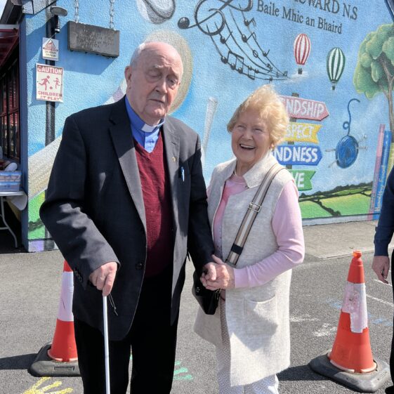 Fr Gerry Sweeney & Bridie Kenny | Courtesy of Patricia Kenny Photography