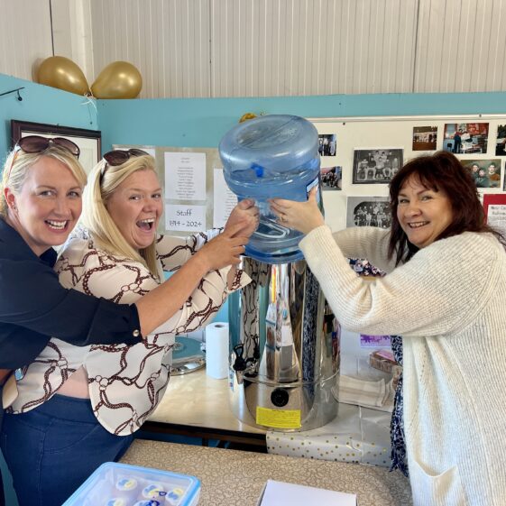 Getting the water boiled | Courtesy of Patricia Kenny Photography