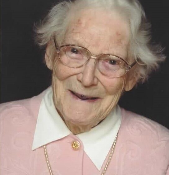 Bridget Ann Sweeney in her 94/95th year Bridget Ann Sweeney Midwife | Courtesy of Fr Ray Sweeney