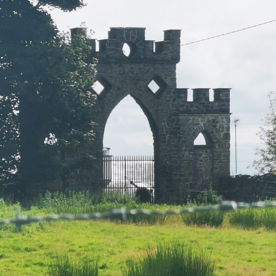 Archway Folly to Trench Mausoleum - north face view Woodlawn Archway Folly