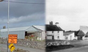 Pictures of Claregalway Then and Now