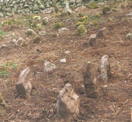 View of the burial stones at Teampall Beag View of the burial stones at Teampall Beag | Photo Credit Marcus Thornton