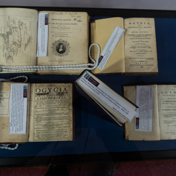 Ruaidhri Ó Flaithearta Roderic O'Flaherty books from The James Hardiman Library NUIG