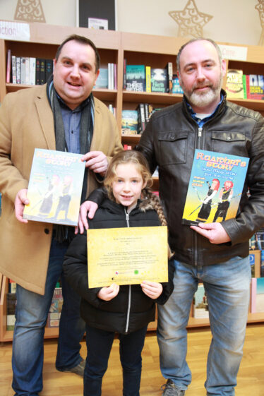 Ollie Turner with Jenny and Pearse Murray