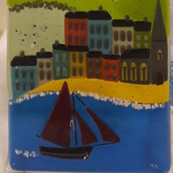 This beautiful award was designed by Connemara Blue, proud to take it home to Moycullen. | Moycullen Heritage