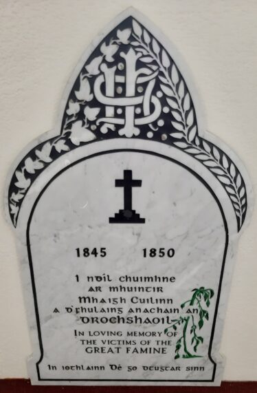 Famine Memorial at the Church of the Immaculate Conception Moycullen