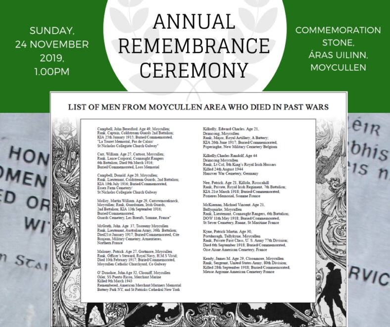 Commemoration 2019 | Photo Moycullen Heritage