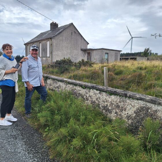 20230818_122922 Laurie and Mike Mohrman visit from Denver Colorado. Laurie's ancestors were Geraghty and Barrett from Loughwell. 18 August 2023 | Moycullen Heritage