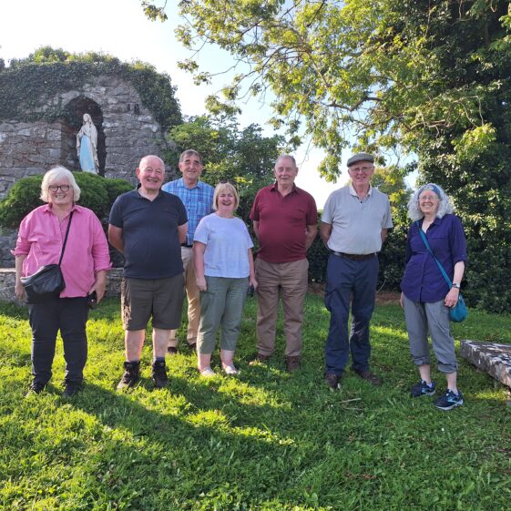 Joyce Kamsler visits from Massachusetts and meets her local DNA matches. Her Melia/Kelly ancestors left Moycullen for Medway in the mid 1800s. 8 August 2023 Joyce Kamsler visits from Massachusetts and meets her local DNA matches. Her Melia/Kelly ancestors left Moycullen for Medway in the mid 1800s. 8 August 2023 | Moycullen Heritage