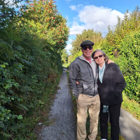 20240911_170159 Tammy CitaraManis and her husband Michael visit from Maryland. Tammy's ancestors are O'Connors of Clydagh and O'Dea's of Kylebroughlan.
11 September 2024 | Moycullen Heritage
