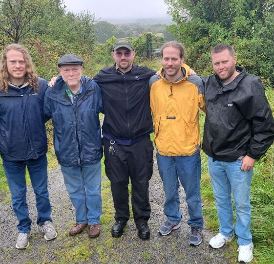 Daniel Flaherty visited from New York with his 3 sons and nephew Sean, Kevin, Aedan and Joshua. Oldown was home to his ancestors Faherty/Noone/Gavin/Walsh. 17 September 2022. Daniel Flaherty visited from New York with his 3 sons and nephew Sean, Kevin, Aedan and Joshua. Oldown was home to his ancestors Faherty, Noone, Gavin and Walsh. 17 September 2022. | Daniel Flaherty