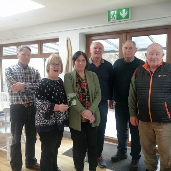 Kerry Clarke and her brother Stephen Kerry Clarke and her brother Stephen visit from Co. Clare. Their O'Connor ancestors were from Burnthouse. 24 March 2023. | Moycullen Heritage