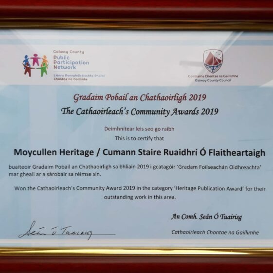Best Heritage Publication 2019 | Moycullen Heritage