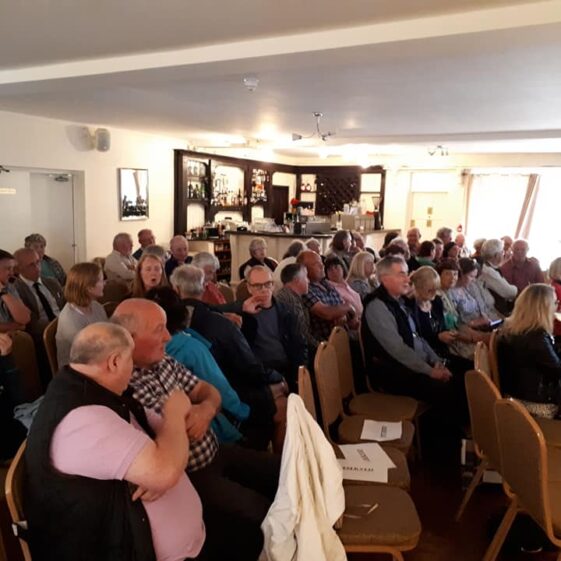 After launch talk at the Boat Inn Oughterard | Moycullen Heritage