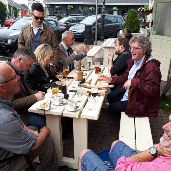 There's a lot of history and heritage knowledge around this table! | Moycullen Heritage