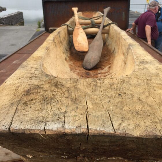Lee's Island 5 Logboat replica | Antoinette Lydon