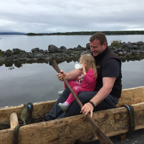 Lee's Island 5 replica Logboat launch | Antoinette Lydon