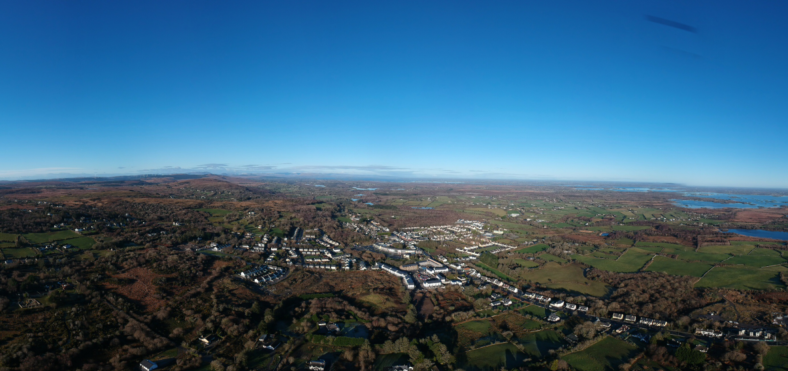Aerial View of Moycullen | Photo Copyright and Courtesy of Brian Wall