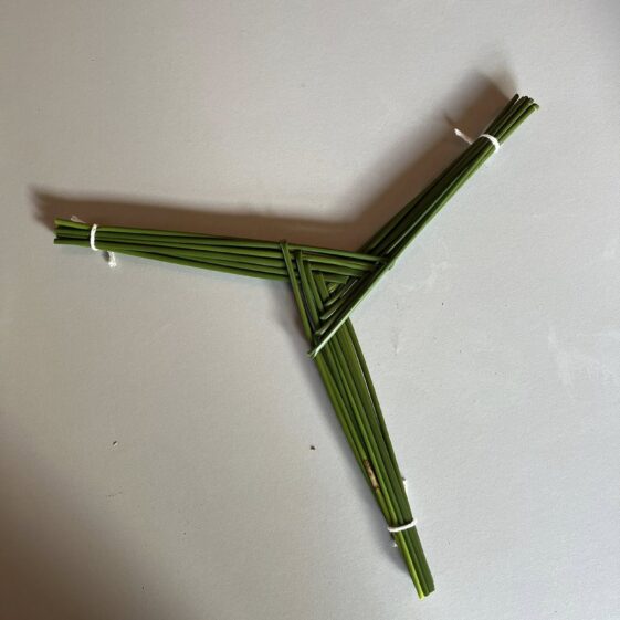 622864607_10232966155720337_2353185722848378720_n Triskele (three armed) St Brigid's cross by Moycullen Parish Meitheal 2026 | Fr Martin Whelan
