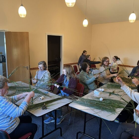 624922028_10232966154920317_7579313113497307448_n Moycullen Parish Meitheal making St Brigid’s Crosses, 2026 | Fr Martin Whelan