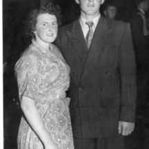 Julia Cullinane (nee Walsh) and her brother John Walsh. Photo taken in London circa 1955 | Photo Credit Julia Cullinane