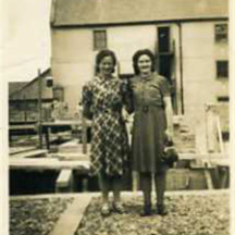 Margaret Hand (nee Walsh) and friend circa 1945 | Photo Credit Julia Cullinane