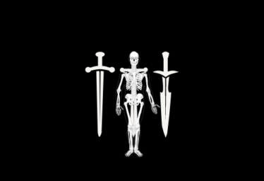 Skeleton of a Giant and Sword