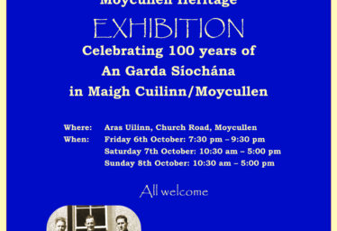 Exhibition celebrating 100 years of An Garda Síochána in Maigh Cuilinn/Moycullen