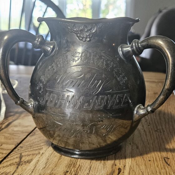 Cup Joyce won for 3-mile scratch race   | Joyce Family USA