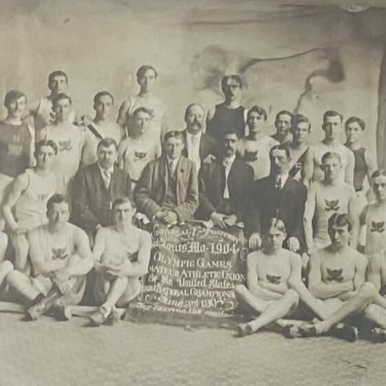 John Joyce front row third from right in 1904 | Joyce Family USA