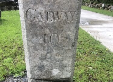 Reinstated Roscahill Milestone | Moycullen Heritage