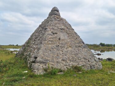 Stone Pyramid at Hurney's Point, Annagh, Clooniff | Hazel Morrison