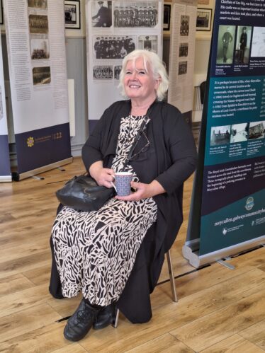 An Mary O' Shea at Garda Síochana Exhibtion