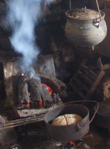 open fire
