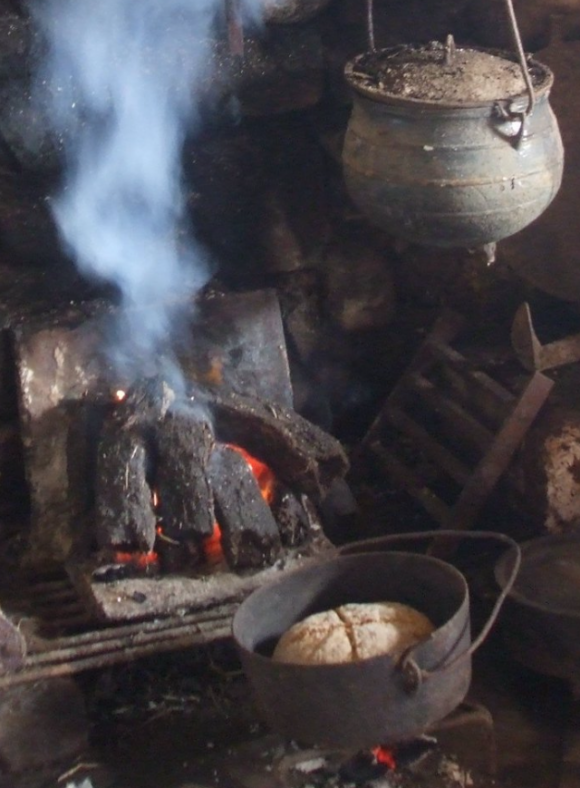 open fire