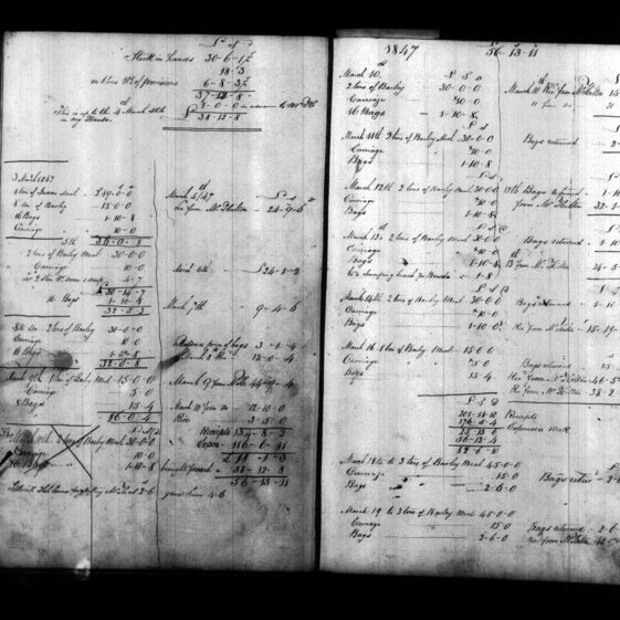 Moycullen Famine Relief Accounts 1847