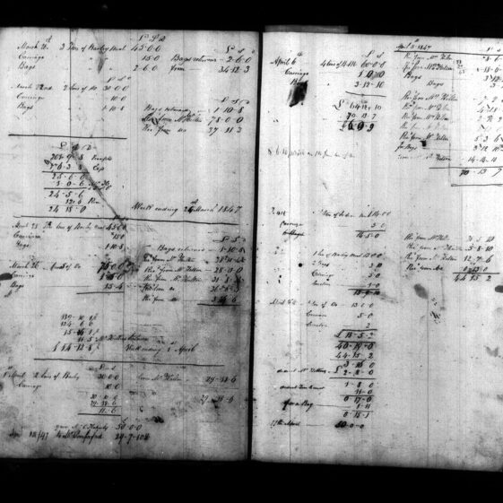 Moycullen Famine Relief Accounts 1847