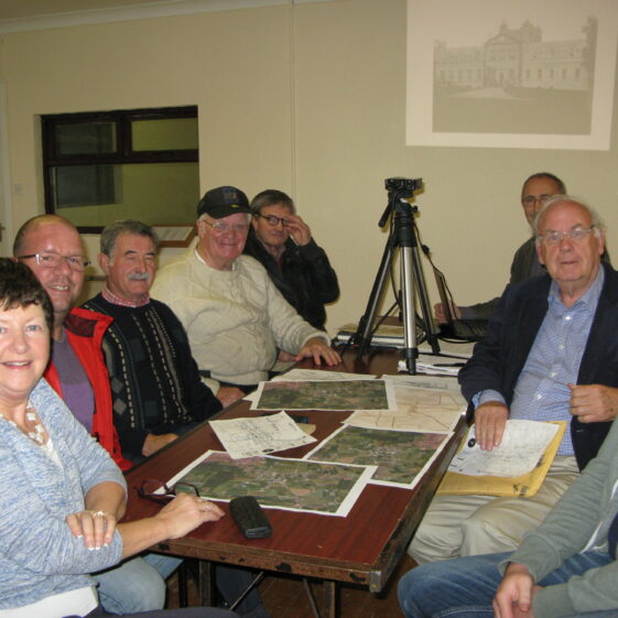 Monivea Tidy Towns  working on heritage audit