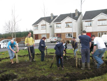 Tree planting in Ballygar