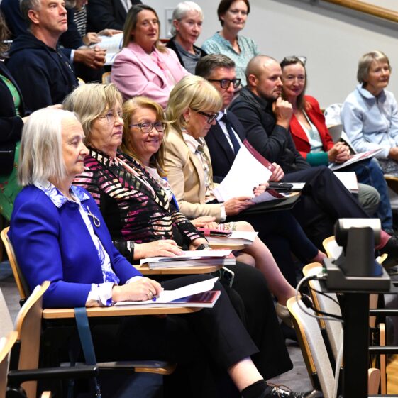 DSC_1787 People sitting in seats listening intently | Jacinta Fahy