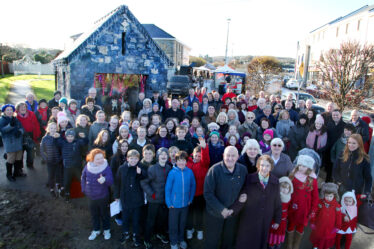Locals at Moycullen Crib opening. |  Sean Lydon