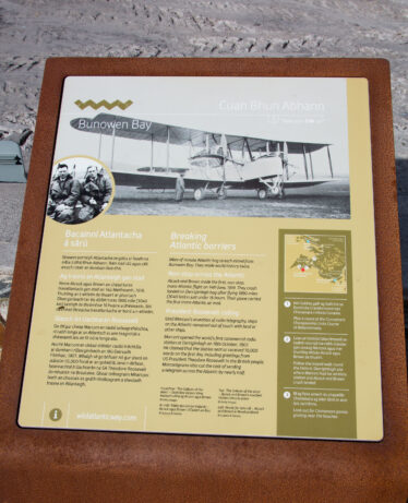 Bunowen Bay Information board | Roger Harrison
