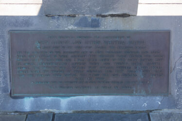 The plaque on the Alcock and Brown Memorial  | Roger Harrison