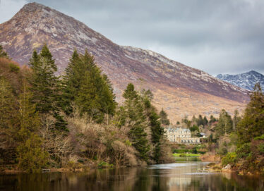 Ballynahinch Castle viewed up the Owenmore River | Roger Harrison