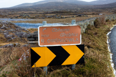 Sign for Owengowla River | Roger Harrison