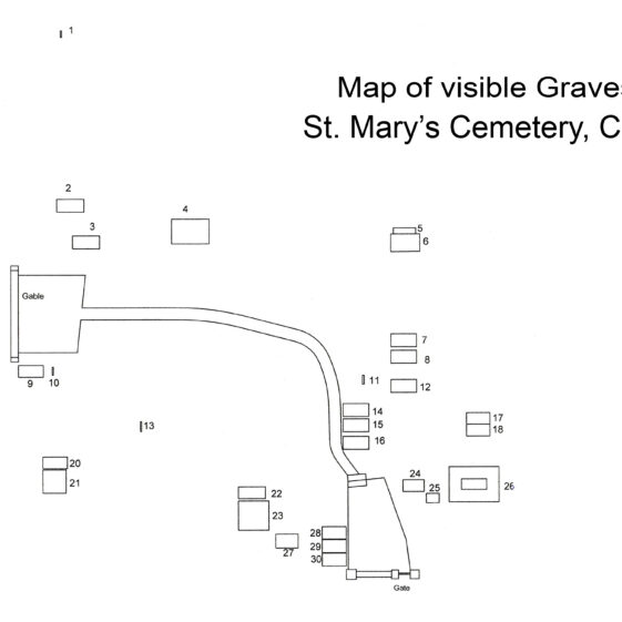 Map-of-Graveyard-2 Map of the graves | Roger Harrison